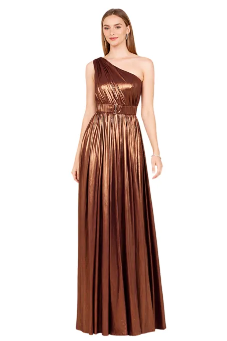 Calista Bronce Dress - Alquiler de vestido para Matrimonio en Bogotá - Click2Dress