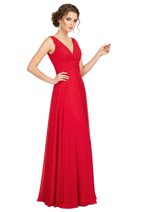 Clara Red Dress - Alquiler de vestido para Día en Bogotá - Click2Dress - Vista 1