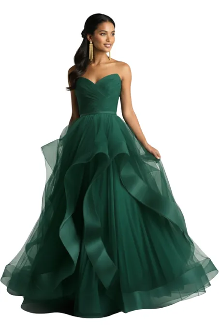 Harmonia Forest  Dress  - Alquiler de vestido para Matrimonio en Bogotá - Click2Dress
