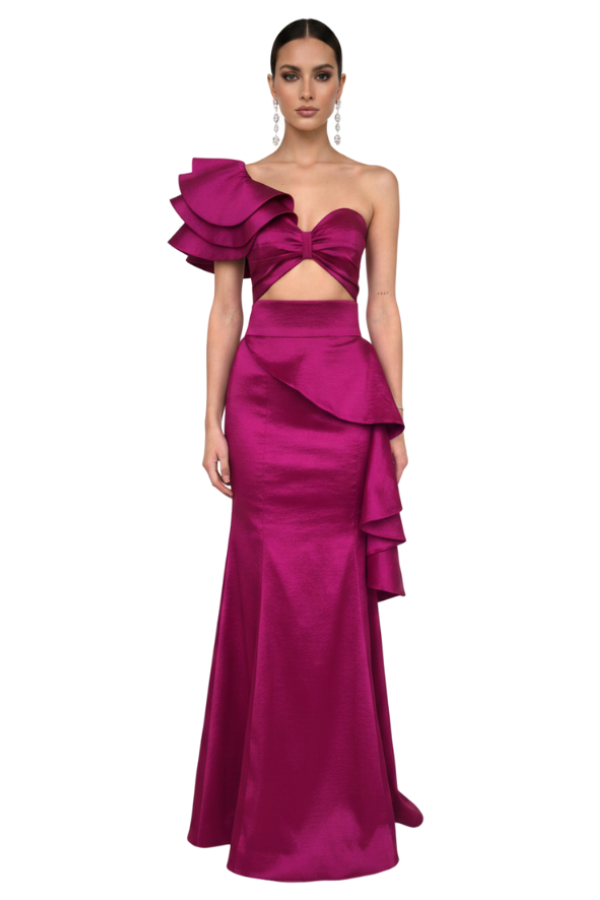 Muriel Magenta Skirt - Alquiler de vestido en Bogotá