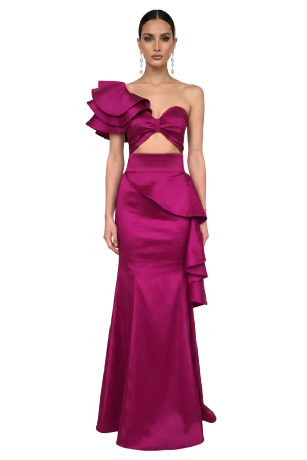 Muriel Magenta Skirt - Alquiler de vestido para Estilo en Bogotá - Click2Dress - Vista 1