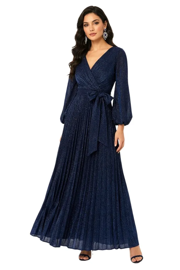 Cobalto dress  - Alquiler de vestido para Vestidos con mangas  en Bogotá - Click2Dress - Vista 1