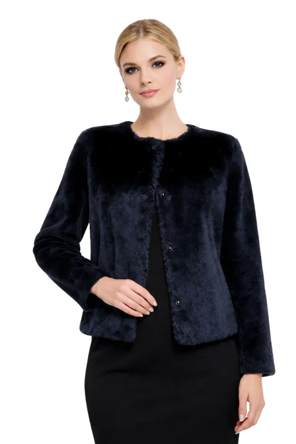 Abrigo en piel - Alquiler de vestido para Complementos en Bogotá - Click2Dress - Vista 1