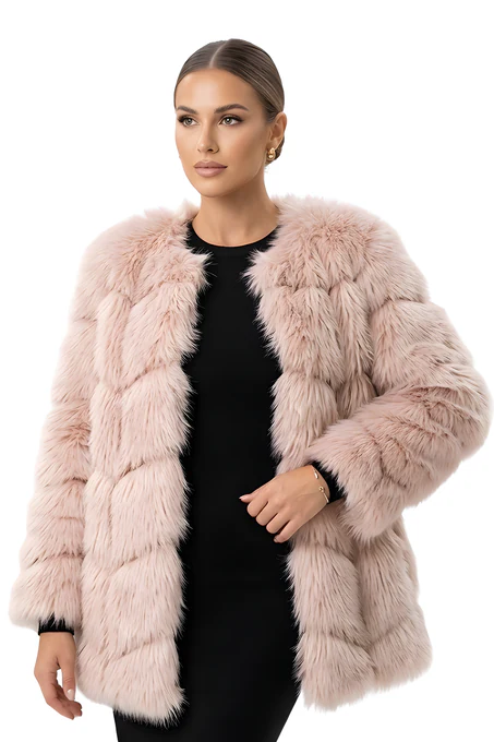 Abrigo en piel Ruby - Alquiler de vestido para Complementos en Bogotá - Click2Dress