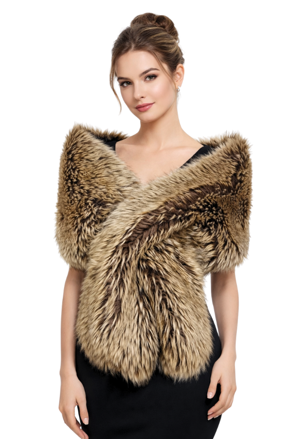 Piel Beige y marron - Alquiler de vestido para Complementos en Bogotá - Click2Dress - Vista 1