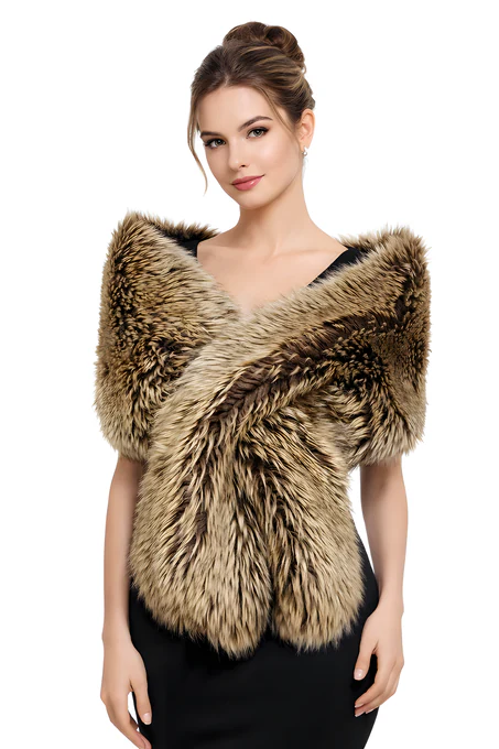 Piel Beige y marron - Alquiler de vestido para Complementos en Bogotá - Click2Dress