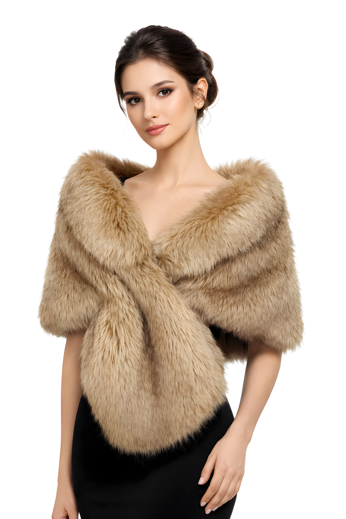 Piel  Beige Ref Cobo - Alquiler de vestido para Complementos en Bogotá - Click2Dress - Vista 1