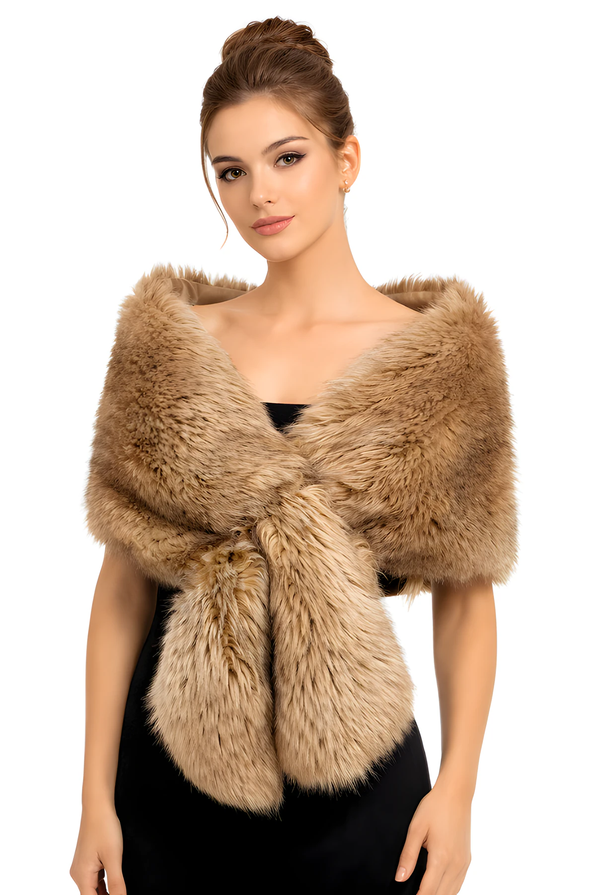 Piel  Beige Ref Cobo - Alquiler de vestido para Complementos en Bogotá - Click2Dress - Vista 2