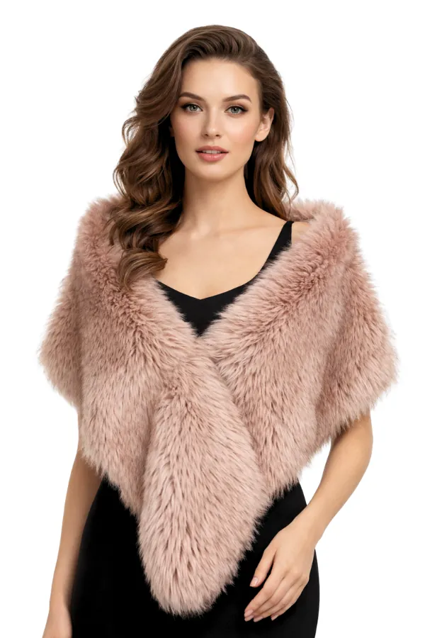 Piel palo de rosa  Anastasia - Alquiler de vestido para Estolas en Bogotá - Click2Dress - Vista 1