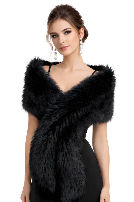 Piel negra anastasia - Alquiler de vestido para Complementos en Bogotá - Click2Dress