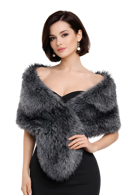  Piel gris plomo  Ref Cobo - Alquiler de vestido para Complementos en Bogotá - Click2Dress