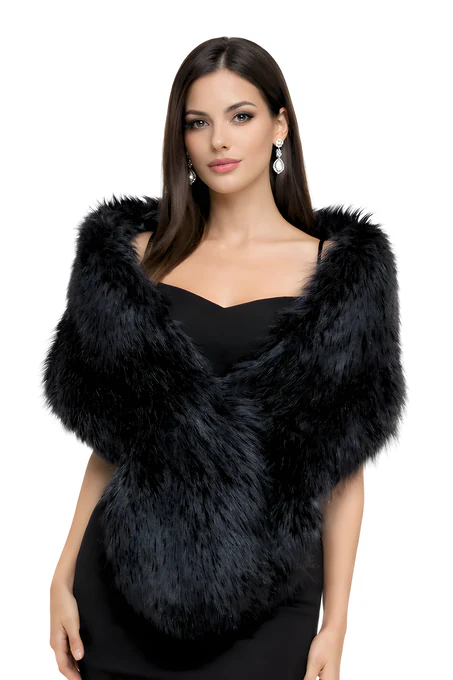 Piel negra Ref Cobo - Alquiler de vestido para Complementos en Bogotá - Click2Dress