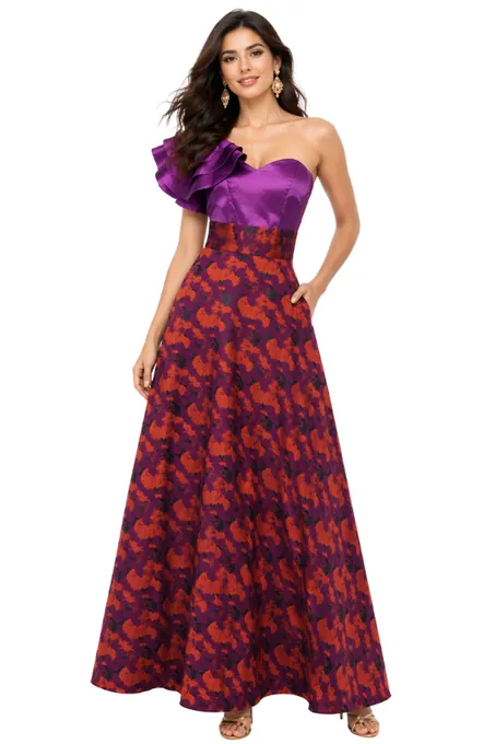 Magma Skirt - Alquiler de vestido para Matrimonio en Bogotá - Click2Dress