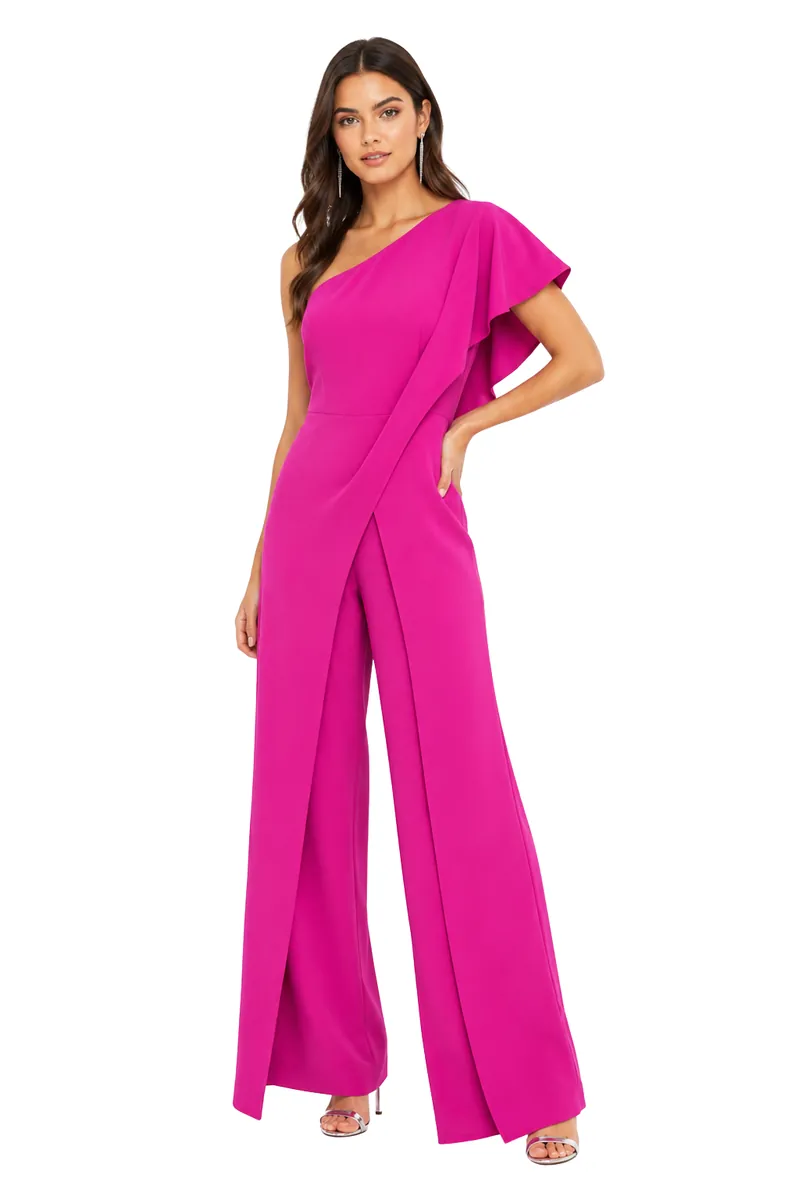 Malva Fuchsia Jumpsuit - Alquiler de vestido para Grado en Bogotá - Click2Dress - Vista 1