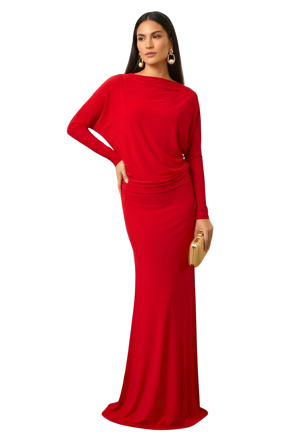 Suki Red Dress - Alquiler de vestido para Día en Bogotá - Click2Dress - Vista 1