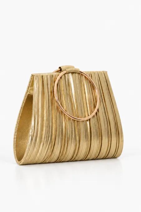 Cartera Bruma Gold - Alquiler de vestido para Best Sellers en Bogotá - Click2Dress