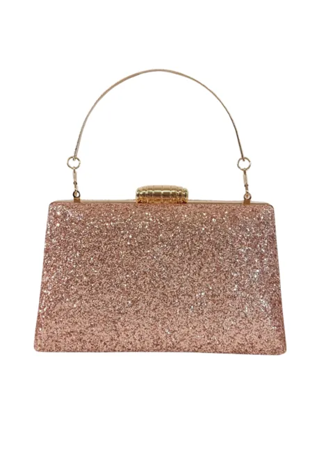 Sobre Caliza Oro Rosa  - Alquiler de vestido para Carteras en Bogotá - Click2Dress