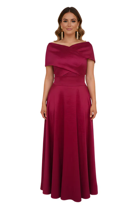 Matilde wine Skirt - Alquiler de vestido para Ocasión en Bogotá - Click2Dress