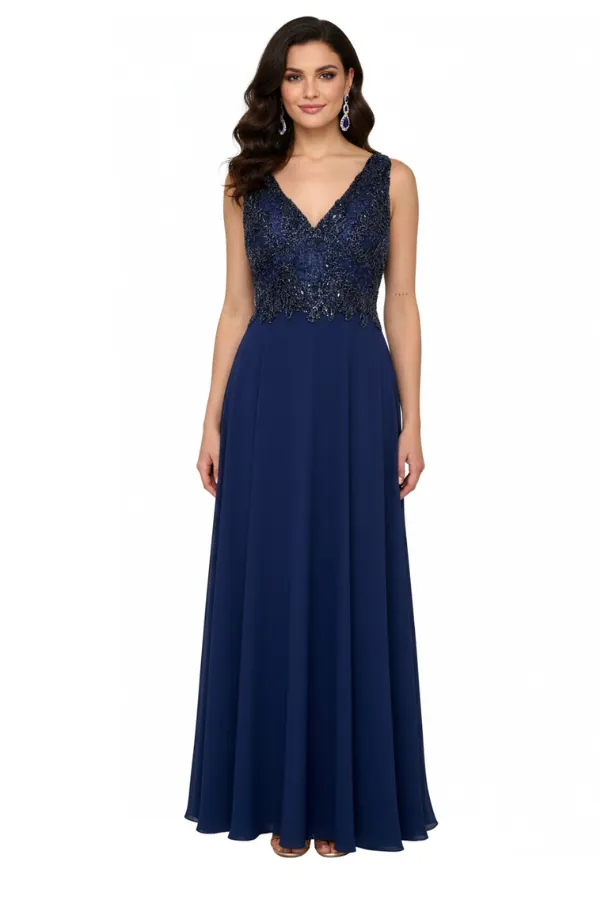 Ana Blue Dress - Alquiler de vestido para Corbata Negra en Bogotá - Click2Dress - Vista 1