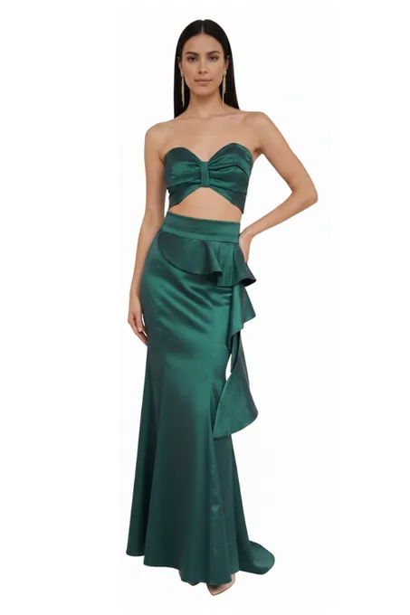 Muriel Green Skirt