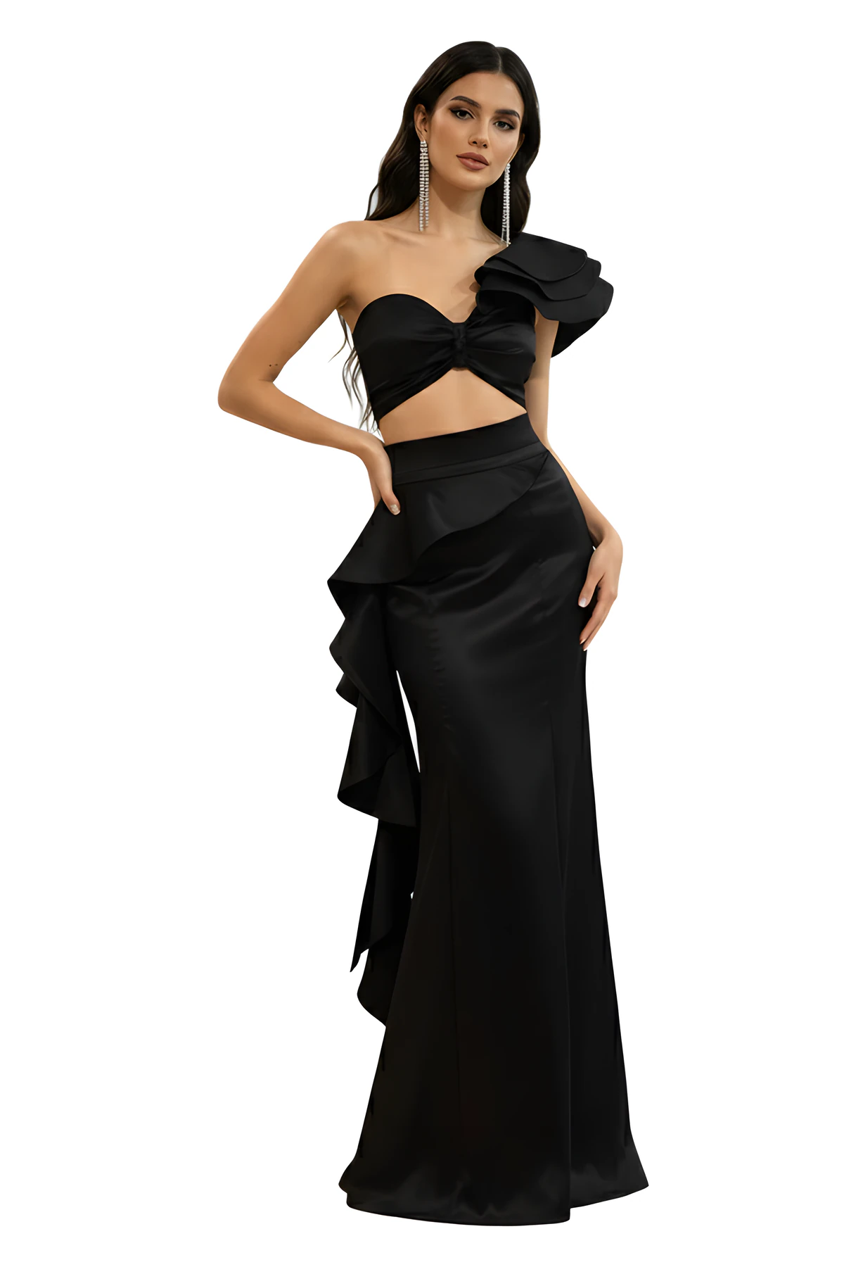 Muriel Black skirt  - Alquiler de vestido para Ocasión en Bogotá - Click2Dress - Vista 1