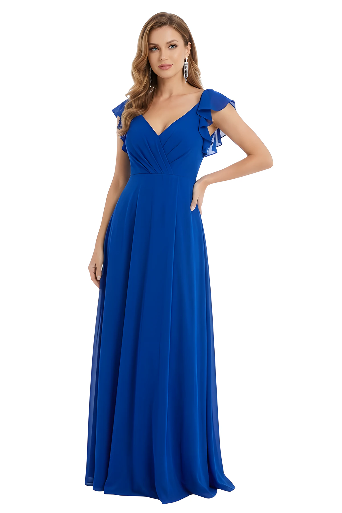 Isla Blue Dress - Alquiler de vestido para Matrimonio en Bogotá - Click2Dress - Vista 1