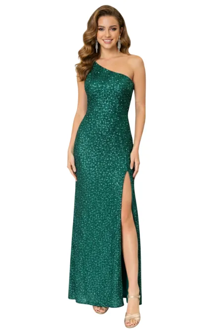 Asmara Green Dress - Alquiler de vestido para Matrimonio en Bogotá - Click2Dress