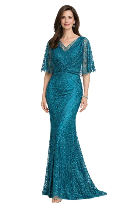 Ravi Green Dress - Alquiler de vestido para Matrimonio en Bogotá - Click2Dress