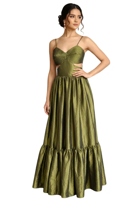 Oliva Dress  - Alquiler de vestido para Matrimonio en Bogotá - Click2Dress