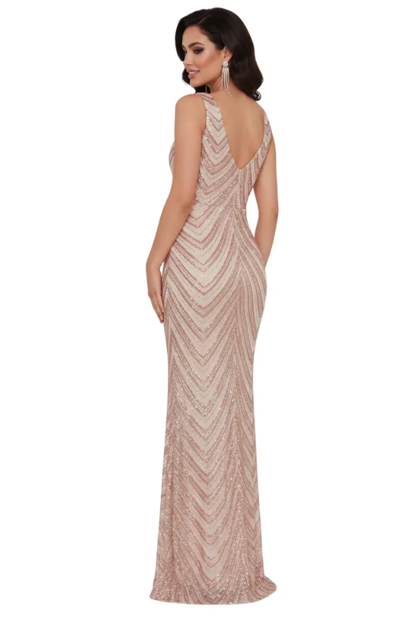 Victoria Gold Dress - Alquiler de vestido para Matrimonio en Bogotá - Click2Dress - Vista 2